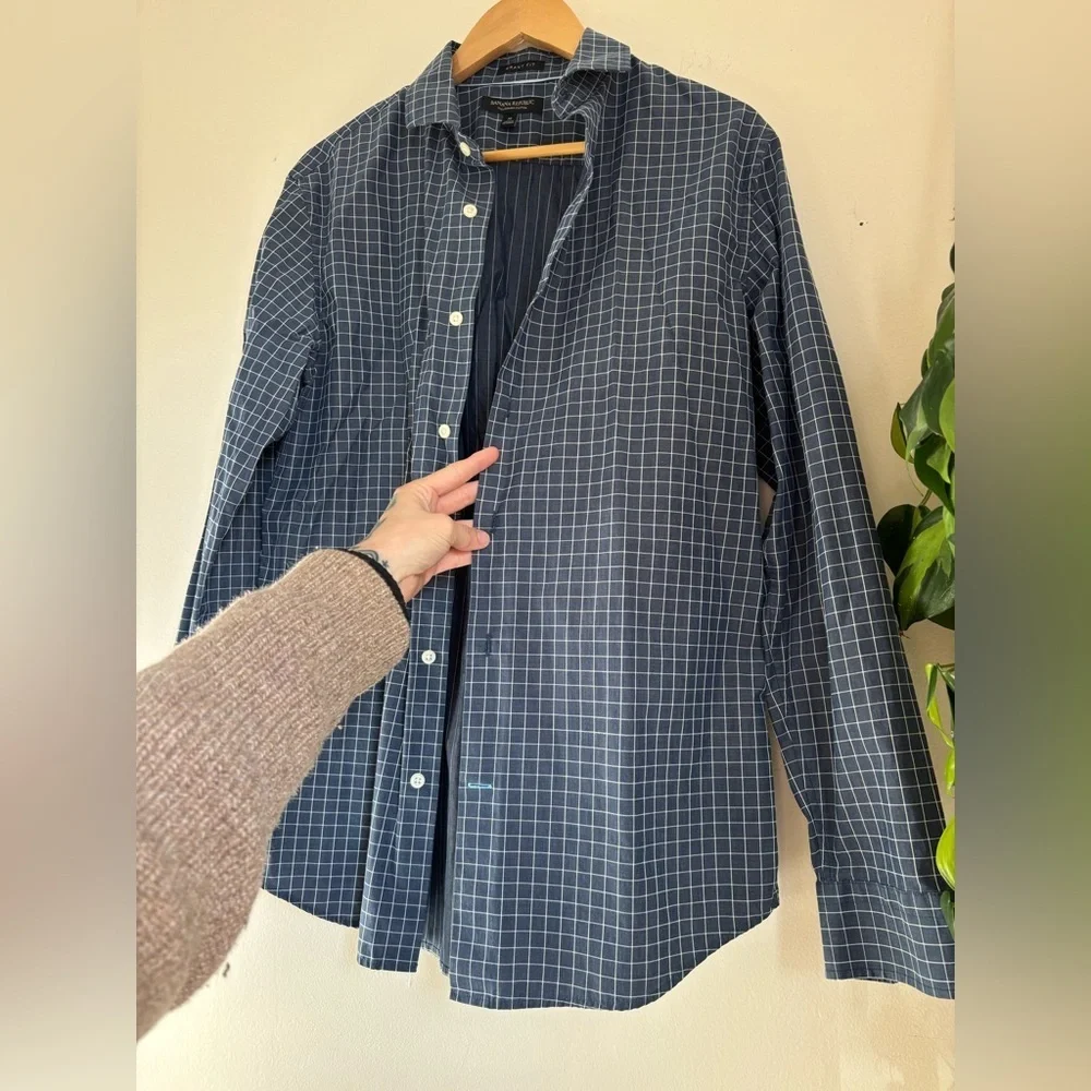 Banana Republic Grant Fit 120s Supima Cotton Shirt